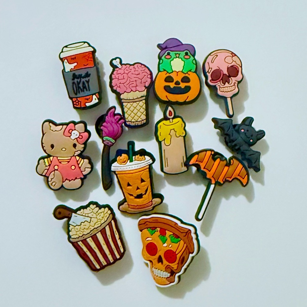12 Halloween Croc Charms Jibbit Shoe Charm Disney Croc Charms